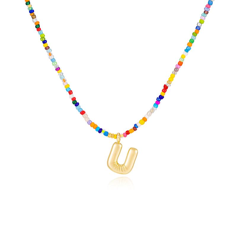 MACY™ - Colorful Bubble Letter Necklace