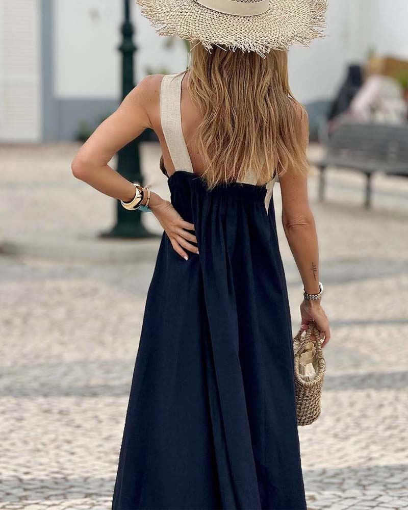 MILLEN™ - Cross Neck Elegance Dress