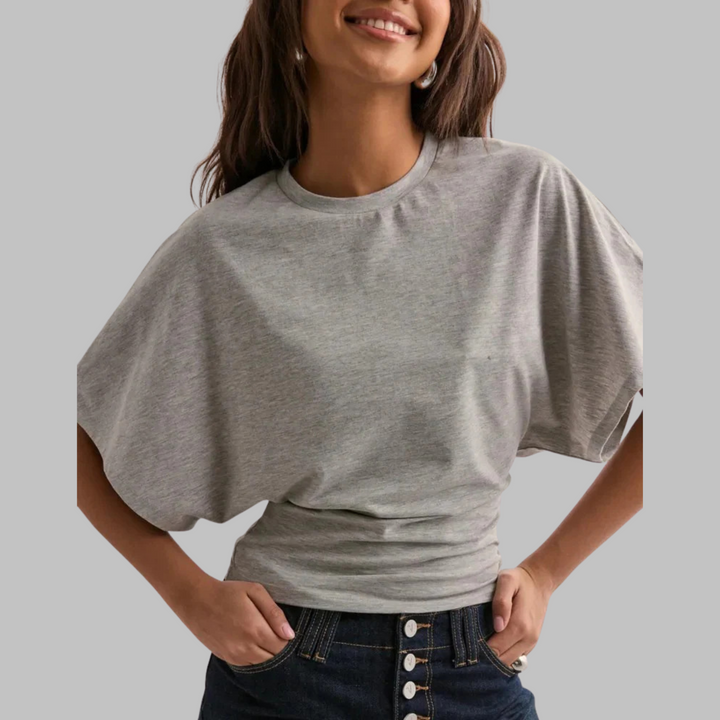 RAZI™ - Casual Fitted Half Sleeve Round Neck Top