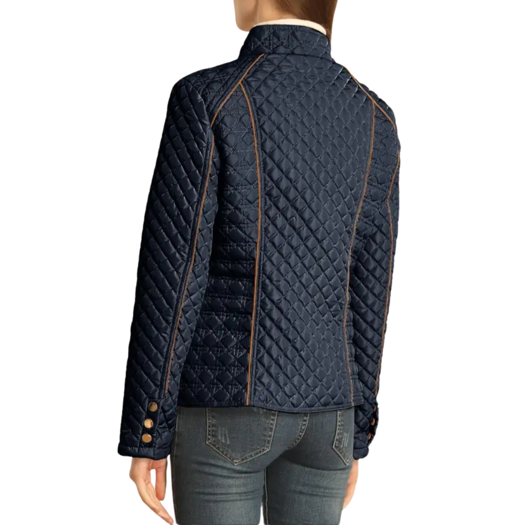 NADINE™ – Lightweight Quilted Stand-Collar Jacket