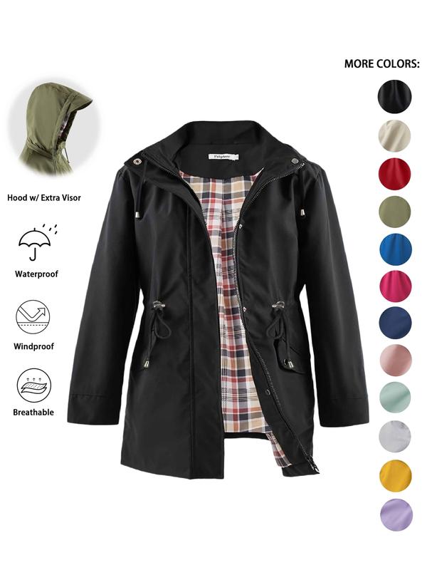 DENA™ - Lightweight Hooded Trench Coat for Casual Outings