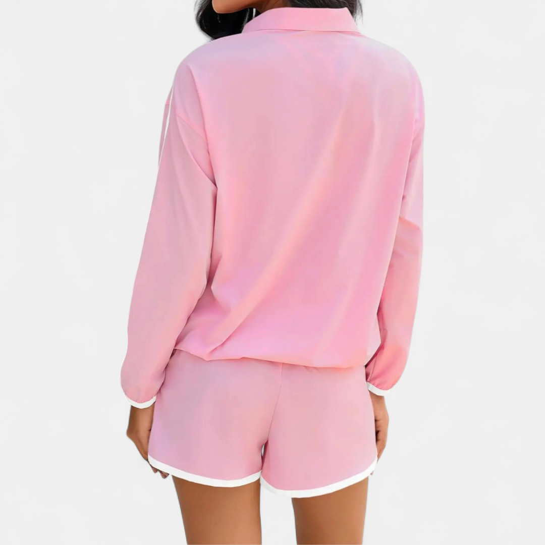 JORDANA™ – Half-Zip Pullover Tracksuit Set