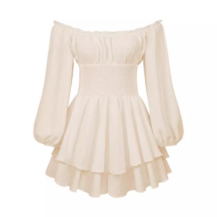 CYNRHIA™ – Elegant Long Sleeve Off-Shoulder Romper