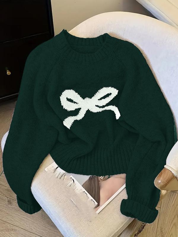 GRACIE™ - Elegant Bow Knit Sweater for Fall & Winter Fashion