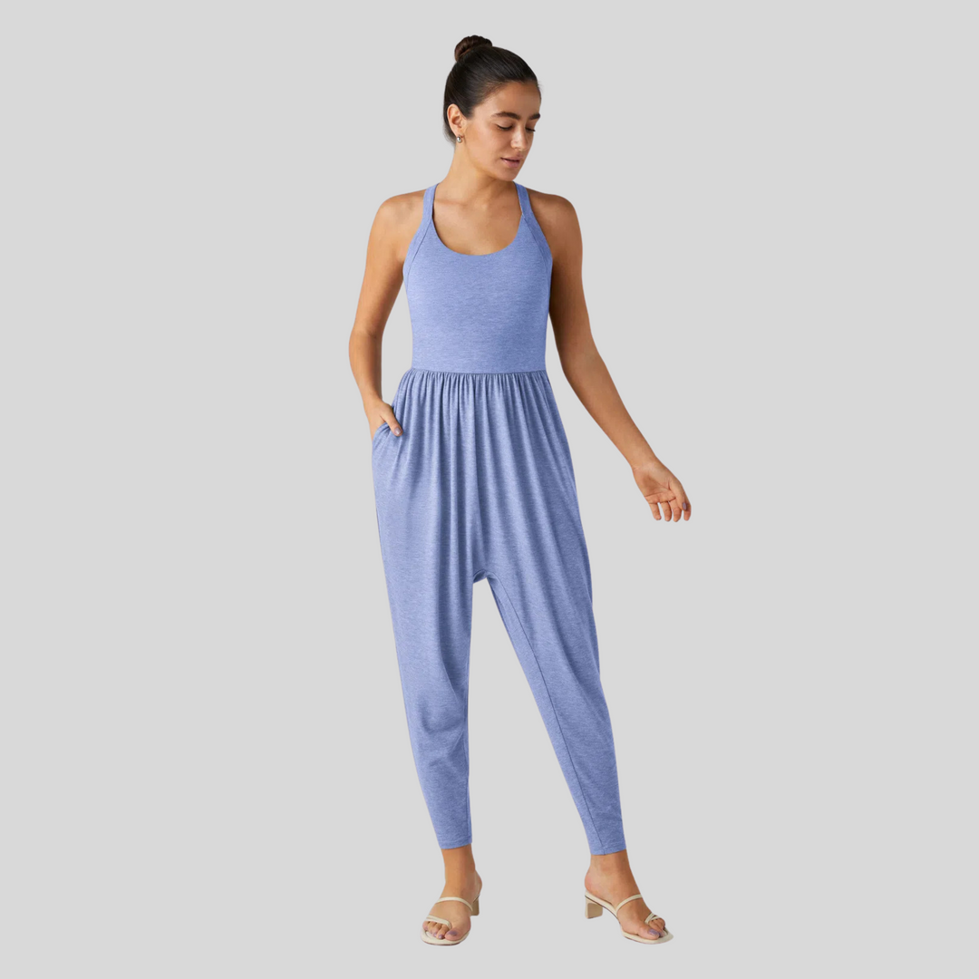 DAYEA™ – Comfy Backless U-Neck Lounge Jumpsuit