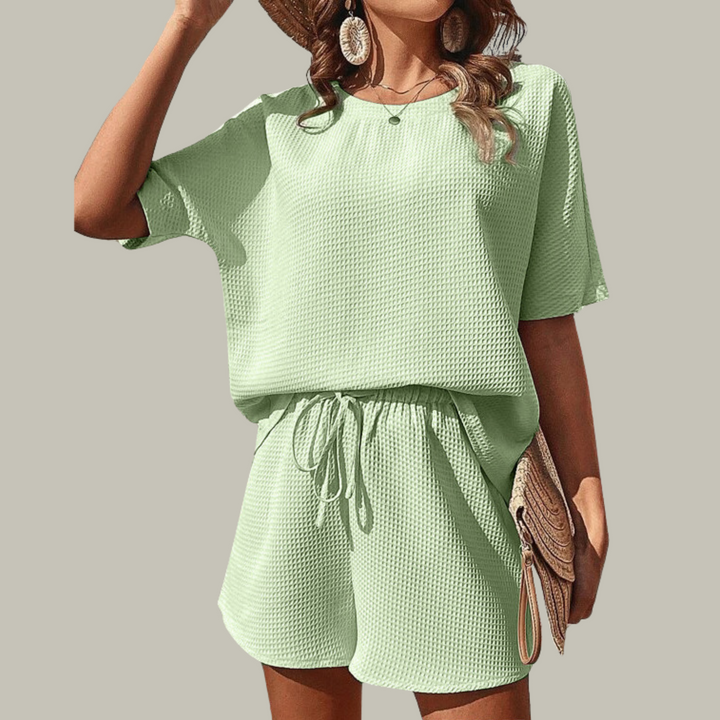 NIEVES™ – Casual Plus Size Summer Lounge Set