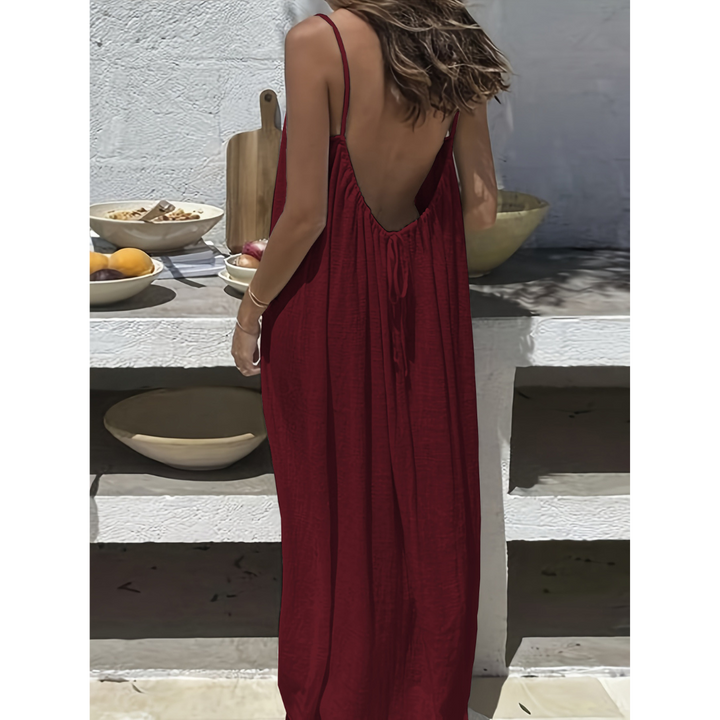 AFILA™ – Casual Backless Cami Summer Dress