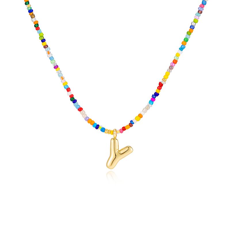 MACY™ - Colorful Bubble Letter Necklace