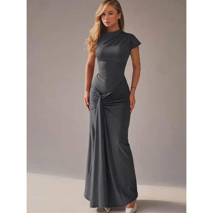 NICOLET™ - Formal Tie Back Bodycon Evening Dress
