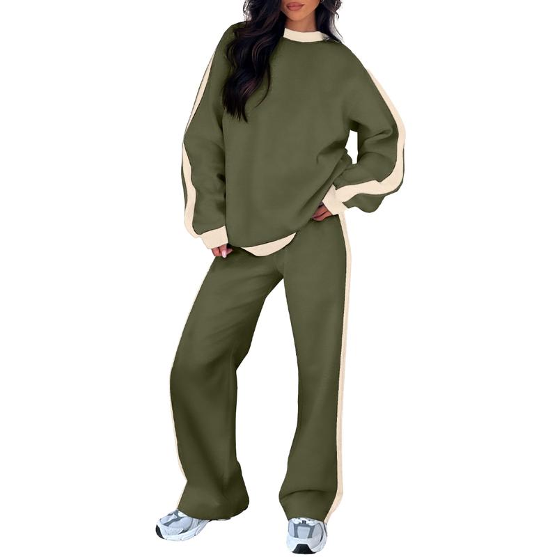 SANDI™ - Comfortable 2-Piece Lounge Set Sweatshirt & Straight Leg Pants