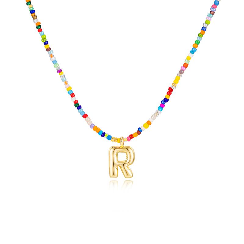 MACY™ - Colorful Bubble Letter Necklace