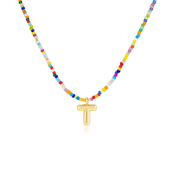 MACY™ - Colorful Bubble Letter Necklace