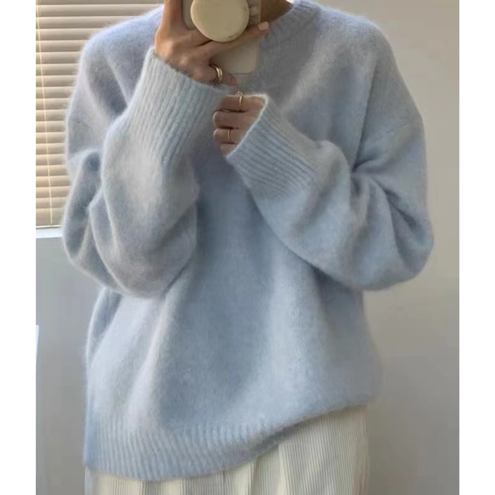 MIRIELLE™ - Comfy Long Sleeve Round Neck Sweater