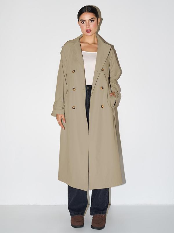 SOLANA™ - Elegant Double Breasted Winter Warm Trench Coat