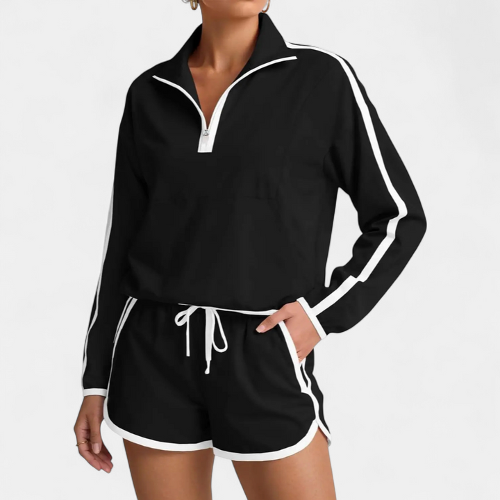 JORDANA™ – Half-Zip Pullover Tracksuit Set