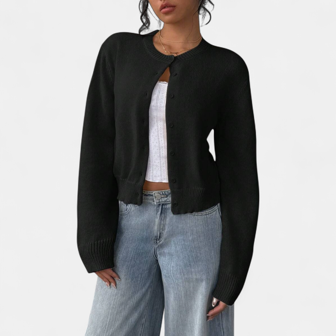 FABLE™ – Cozy Button-Front Knit Cardigan