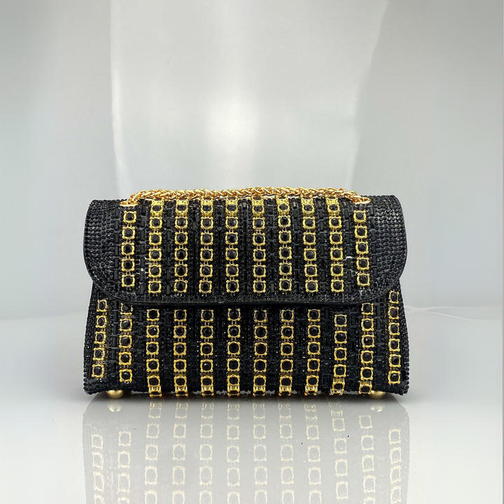 LAVIERA™ - Chic Chain Colored Diamond Shoulder Bag