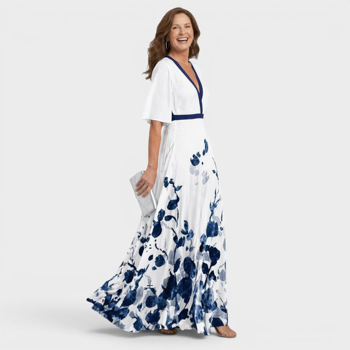 Daniela | Elegant Halter Maxi Dress