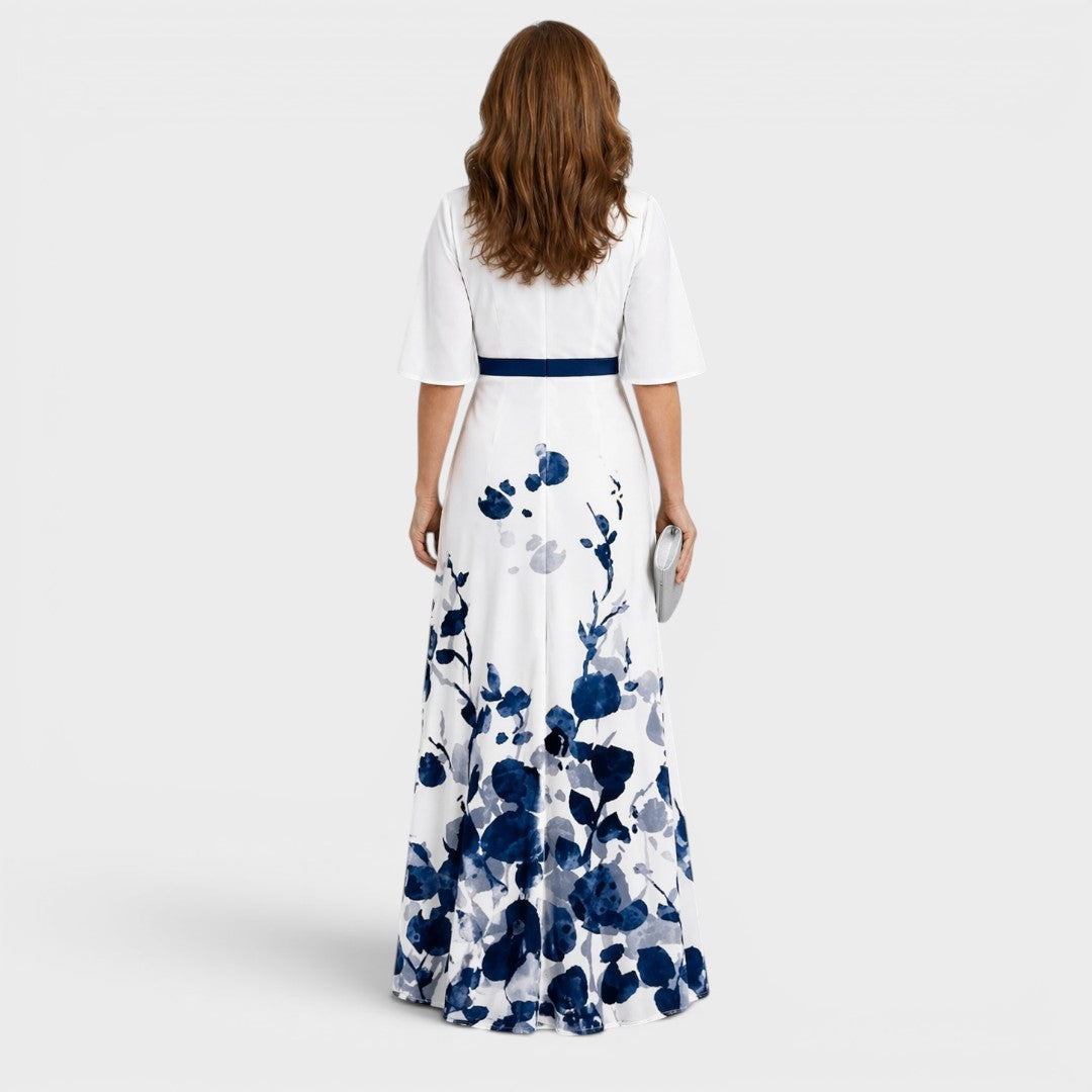 Daniela | Elegant Halter Maxi Dress