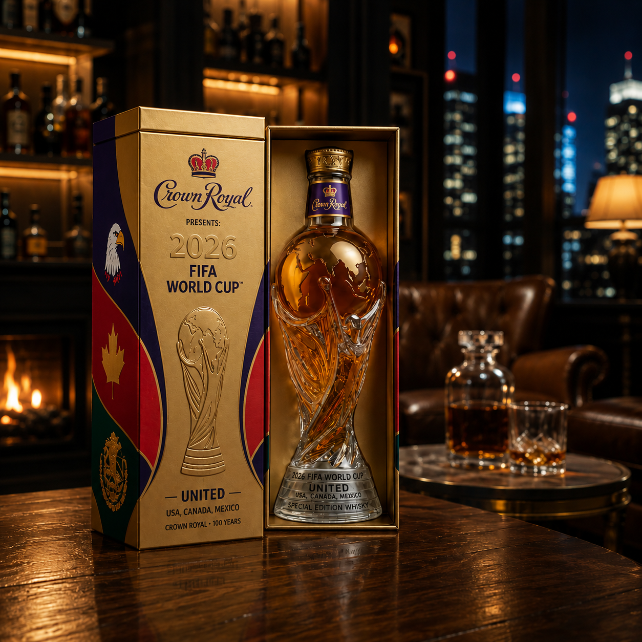 Édition Coupe du Monde 2026 - Carafe à Whisky