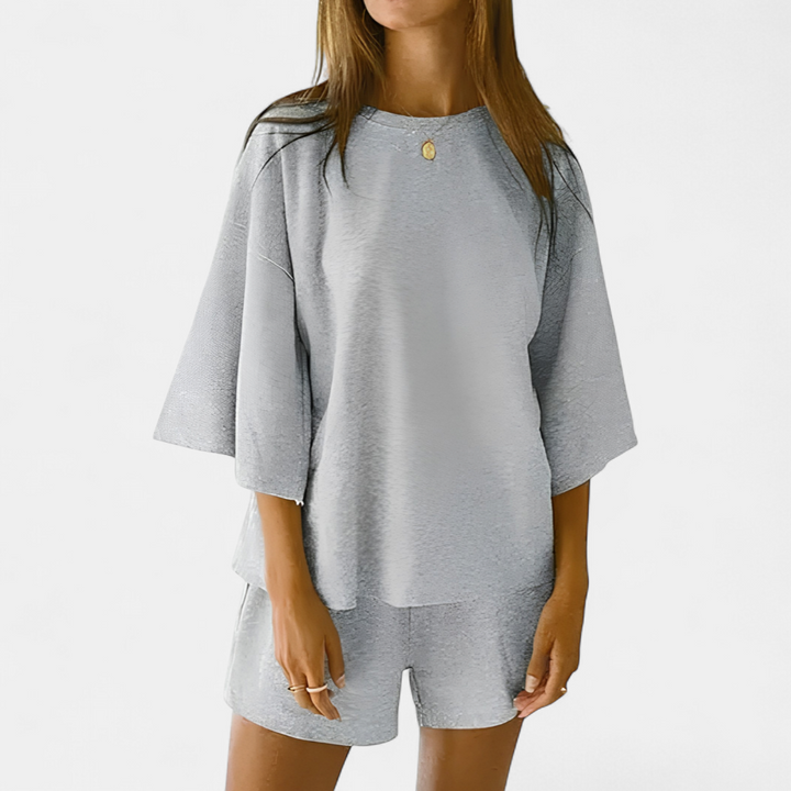 DAXINE™ – Relaxed 3/4 Sleeve Lounge Set