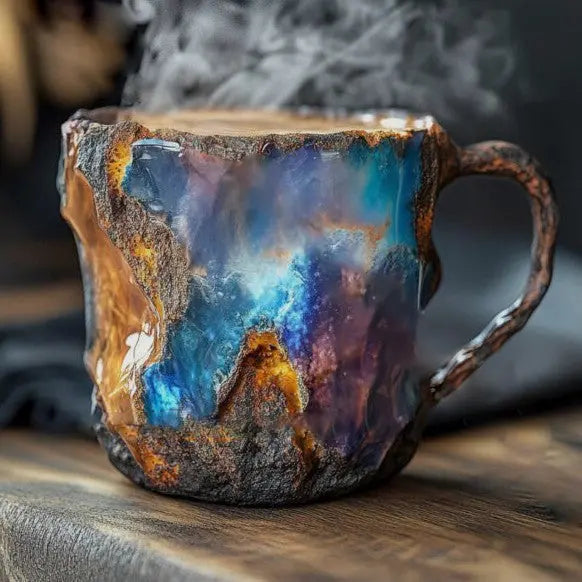 Tasses en cristal minéral pour café