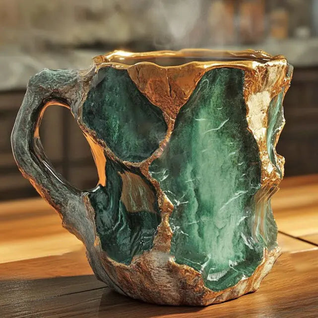 Tasses en cristal minéral pour café