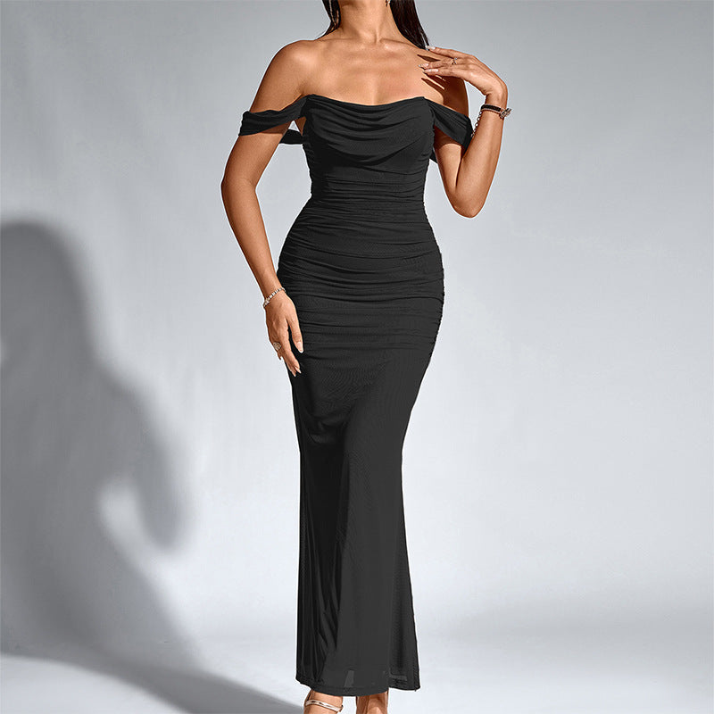 EUNOIA™ - Elegant Off Shoulder Backless Mermaid Dress