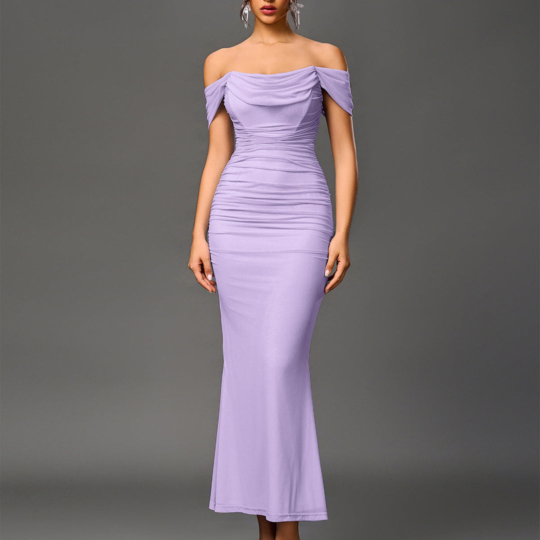 EUNOIA™ - Elegant Off Shoulder Backless Mermaid Dress