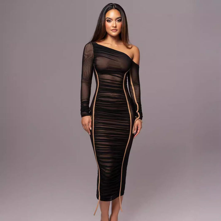 BENTE™ - Classy Bodycon Long Sleeve Midi Dress
