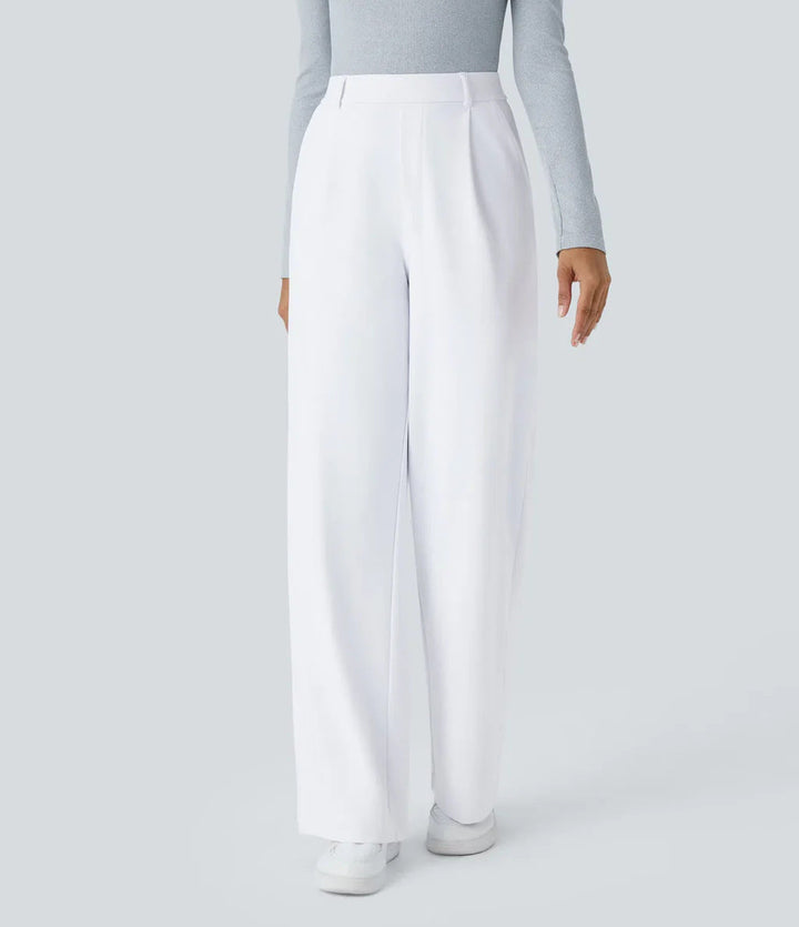 CHARMIE™ - Casual High Waist Straight Leg Pants