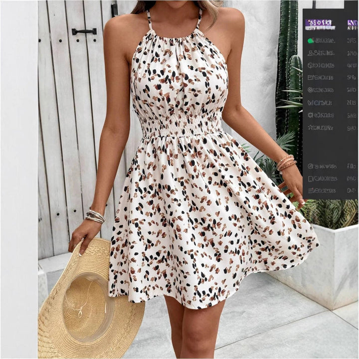 TALA™ – Casual Sleeveless Halter Neck Summer Dress