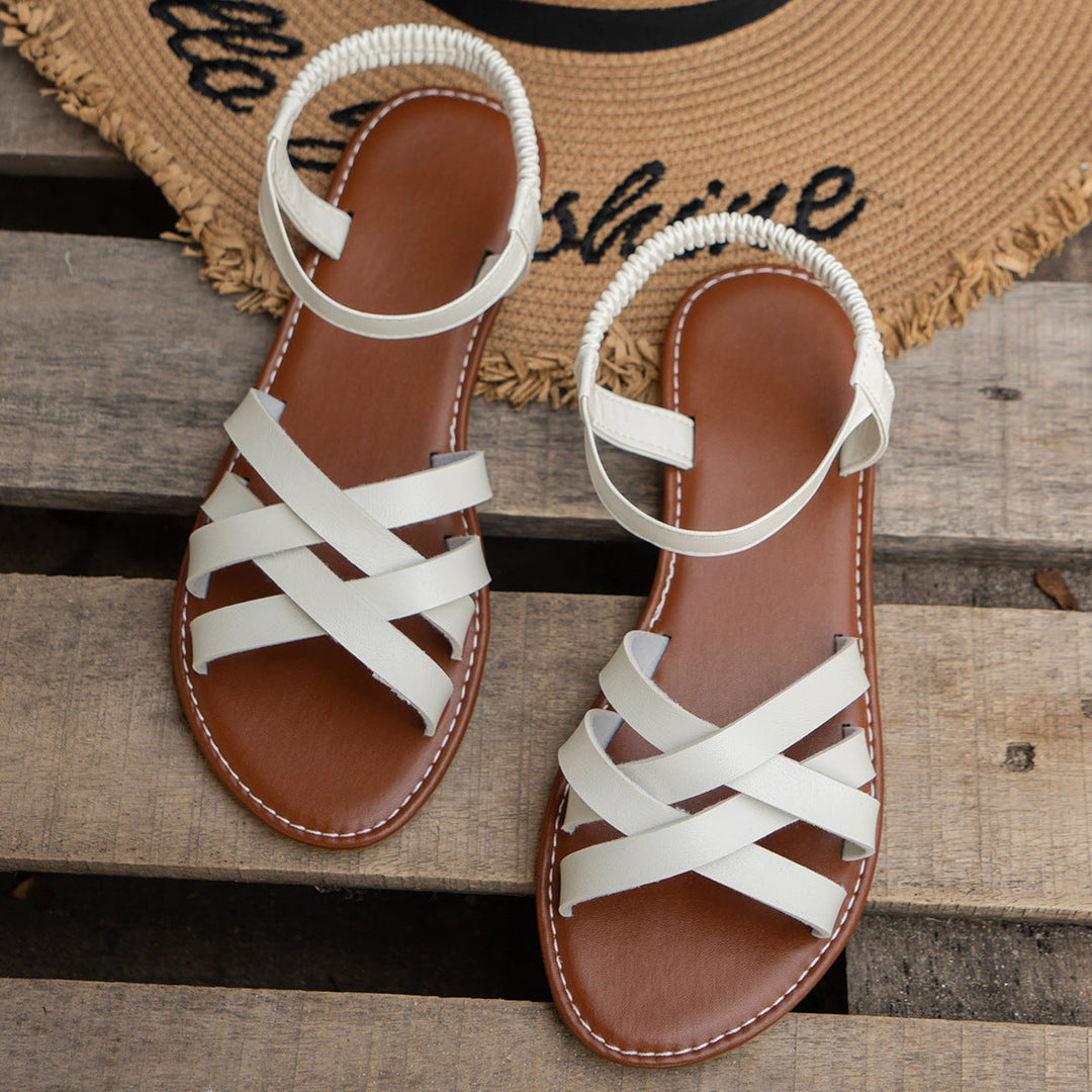 LOWITA™ – Casual Non-Slip Cross Flat Sandals