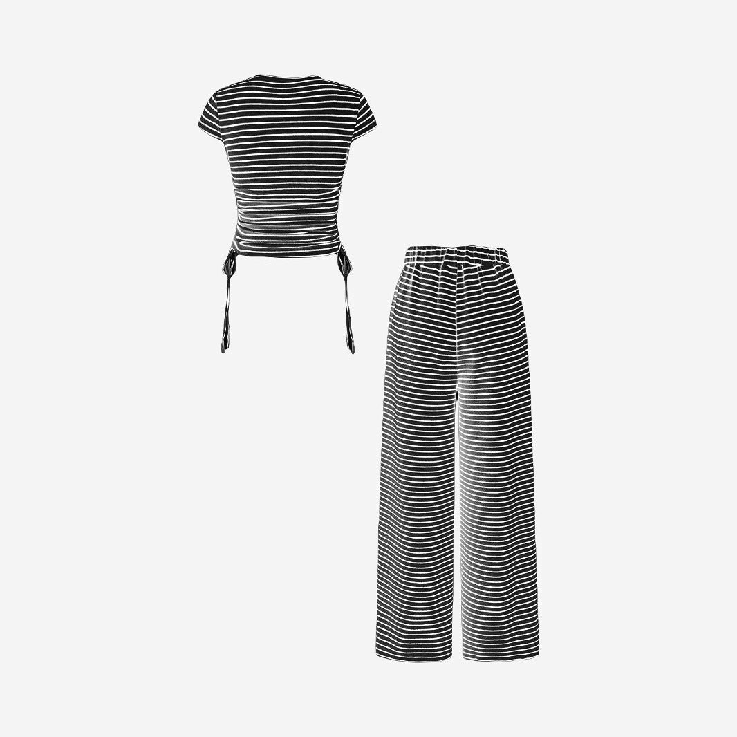 CHESA™ – Casual Striped Co-ord Lounge Set