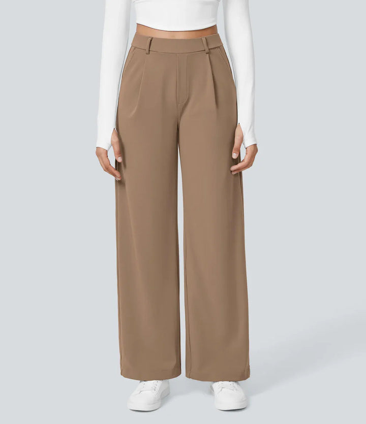 CHARMIE™ - Casual High Waist Straight Leg Pants