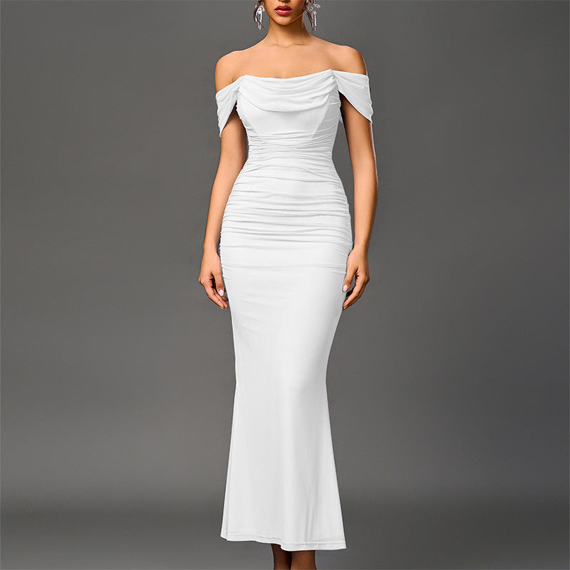 EUNOIA™ - Elegant Off Shoulder Backless Mermaid Dress