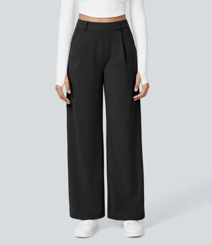 CHARMIE™ - Casual High Waist Straight Leg Pants