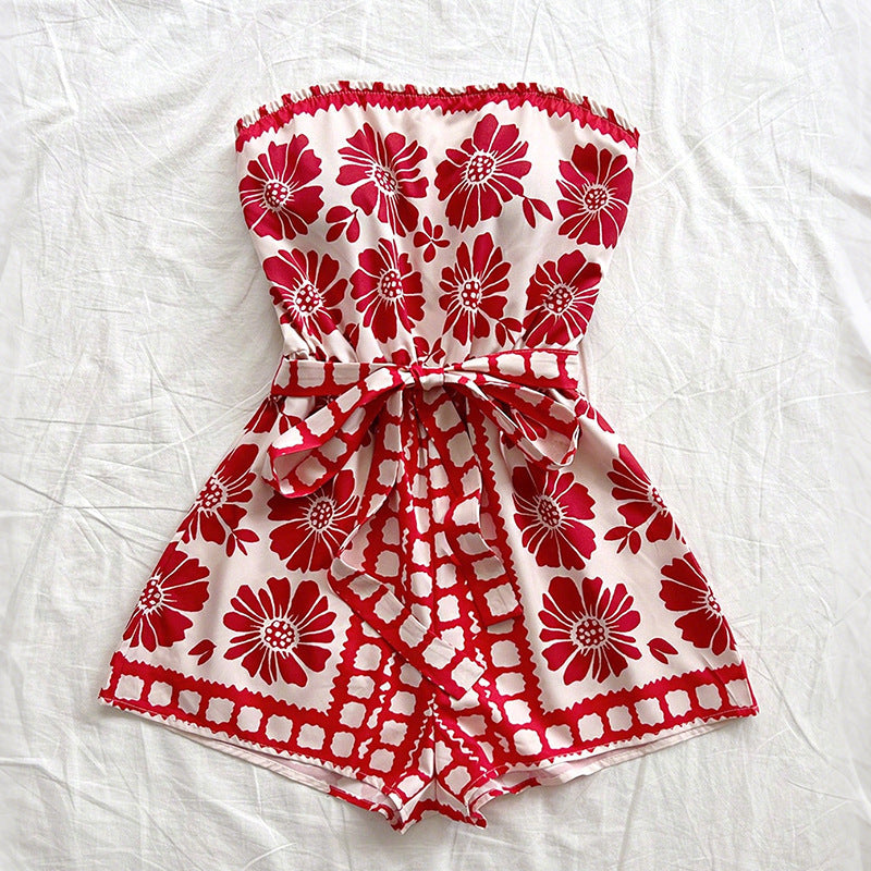 MAGNOLIA™ - Chic Summer Tube Top Short Jumpsuit