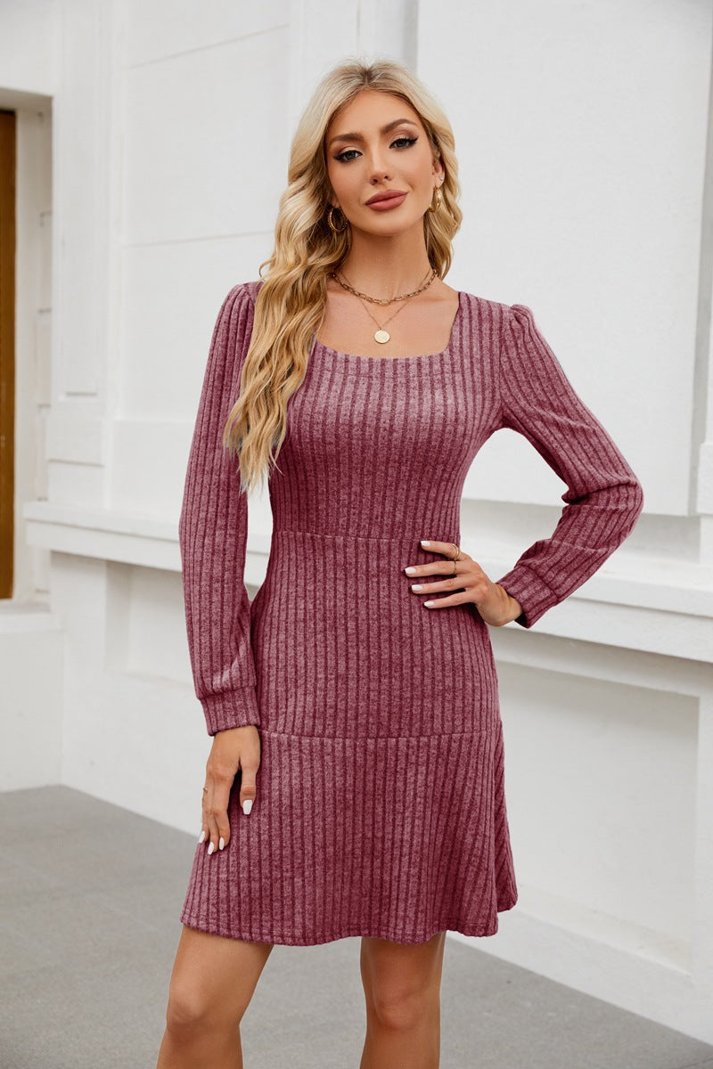 LYRA™ - Cozy Fall Babydoll Dress