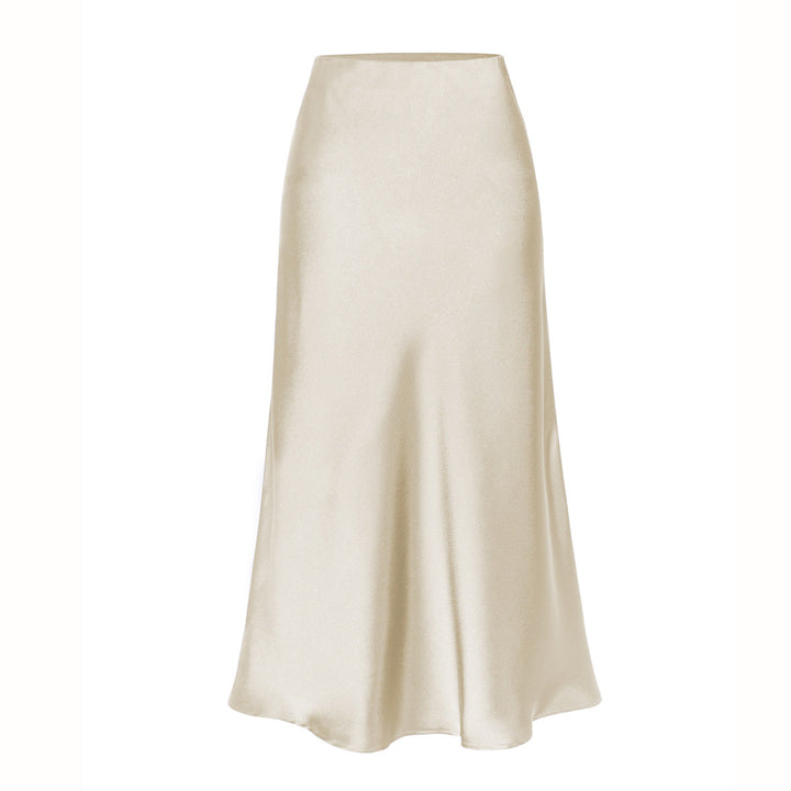 KEITH™ - Elegant High Waist Side Slit Midi Skirt