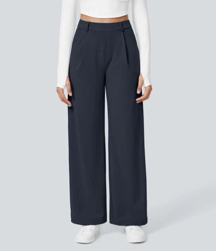 CHARMIE™ - Casual High Waist Straight Leg Pants