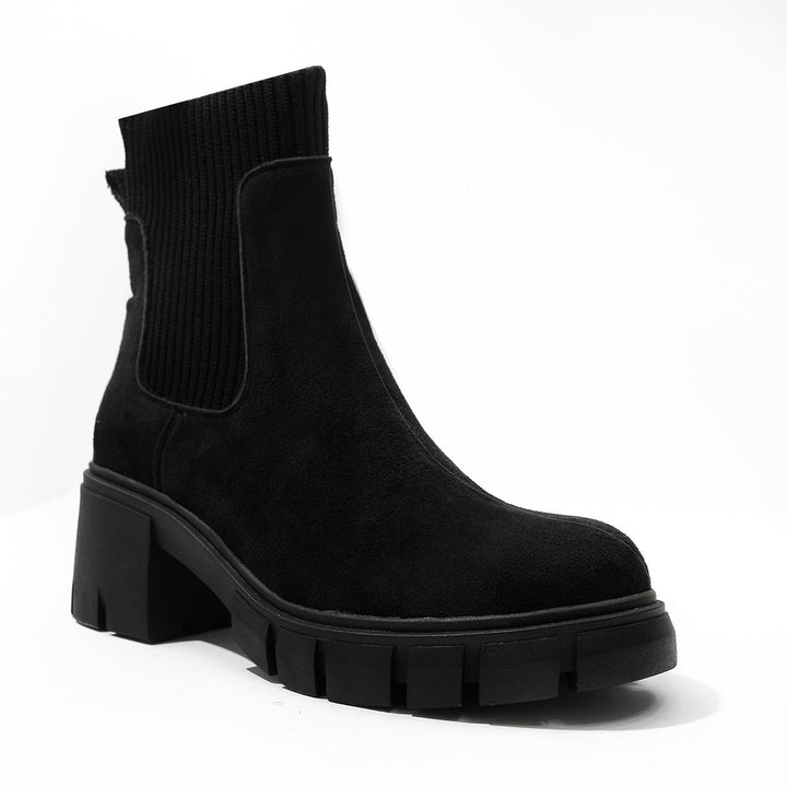 AVA™ - Women Chelsea Ankle Boots Chunky Slip On Booties