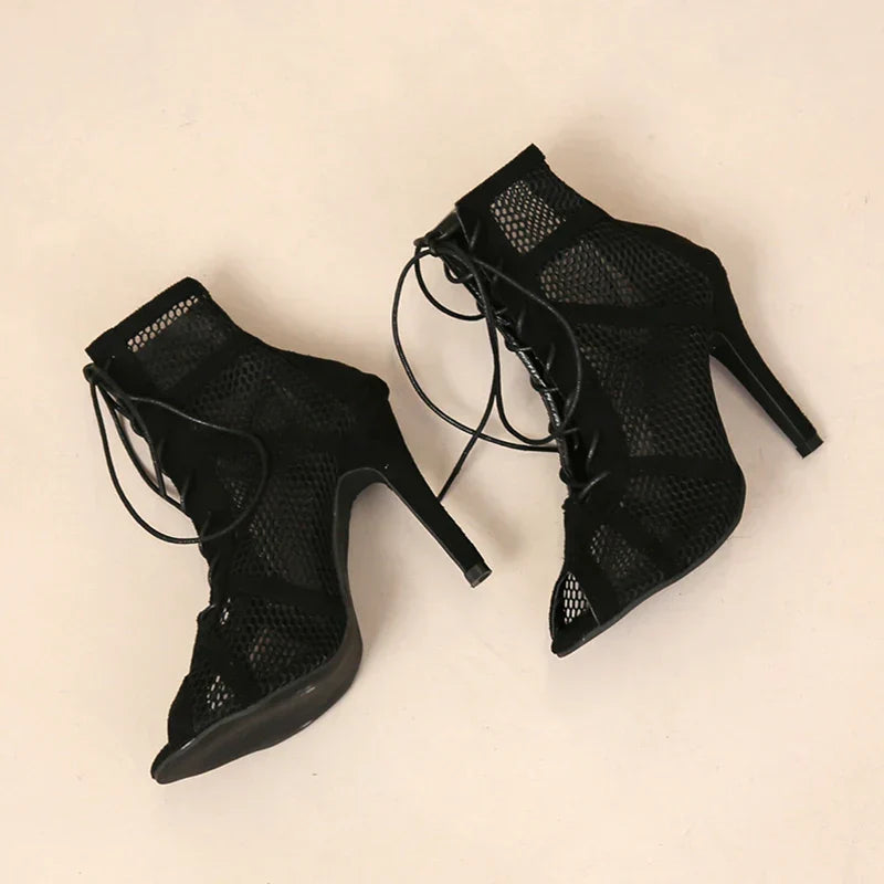 GAYLE™ – Elegant Mesh High Heels