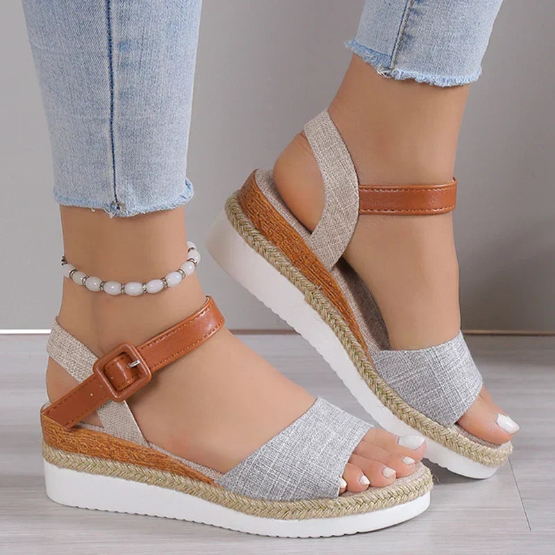 CHARLENE™ – Relaxed Style Wedge Sandals