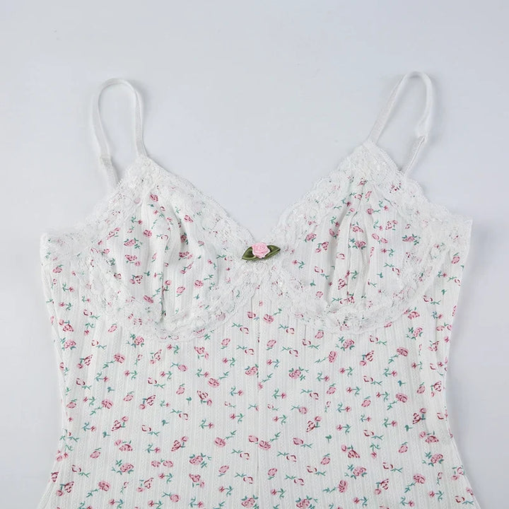 JOY™ – Dreamy Floral Sleeveless Bodysuit
