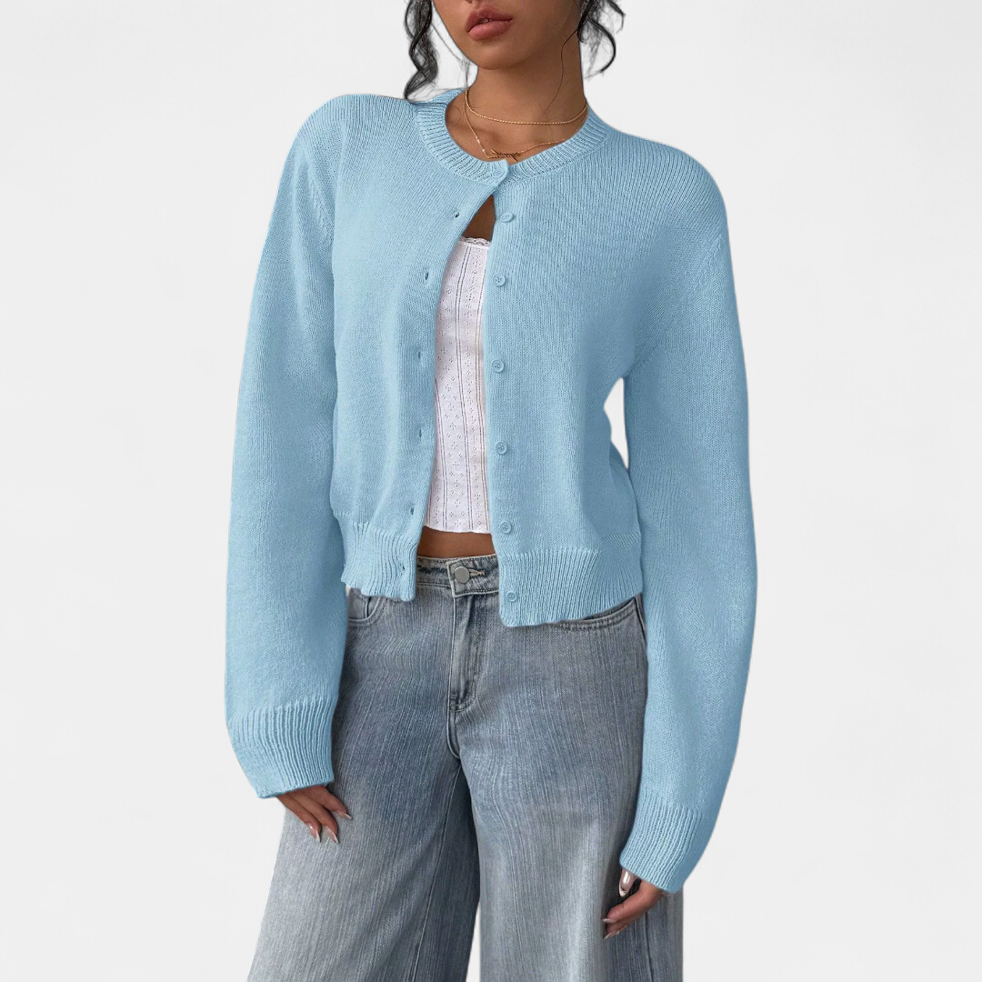 FABLE™ – Cozy Button-Front Knit Cardigan