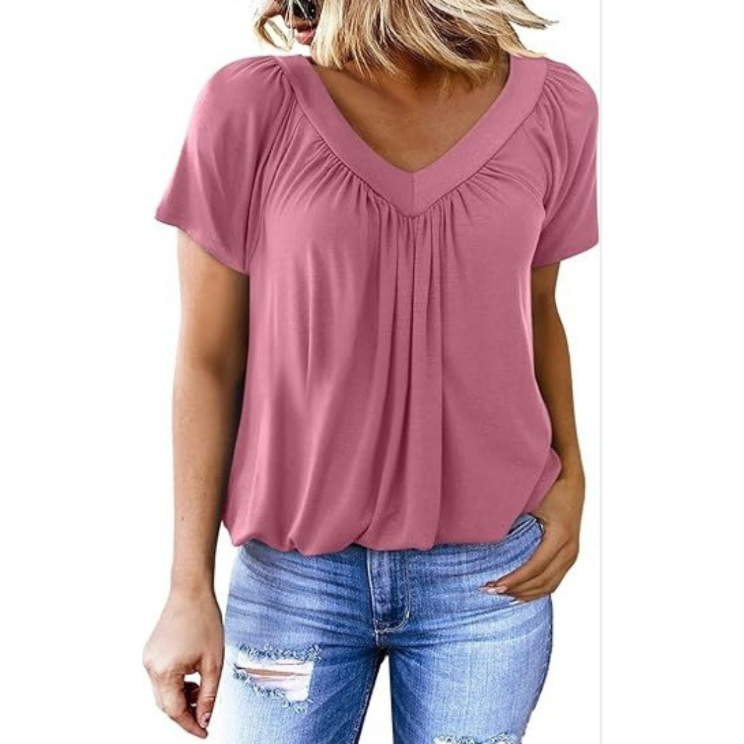 KATHLEEN™ - Casual V-Neck Top