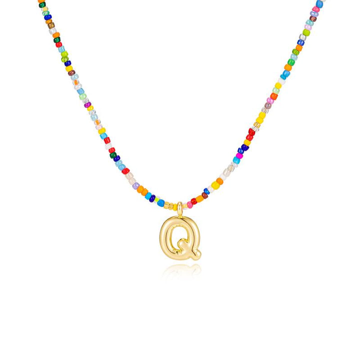 MACY™ - Colorful Bubble Letter Necklace