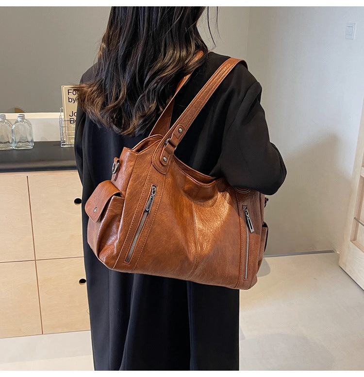 NOEMIE™ - Classic Leather Tote Bag