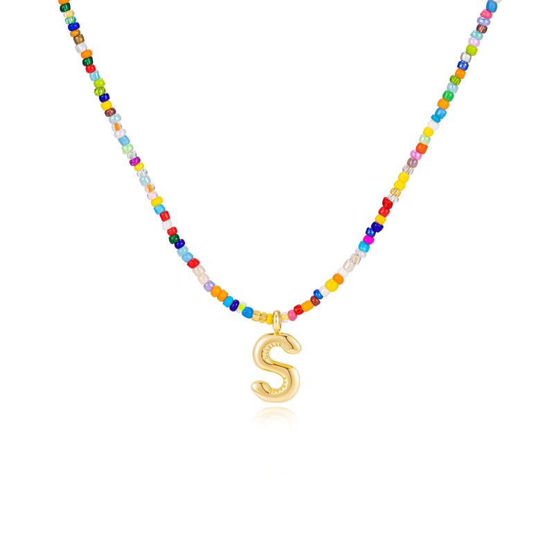 MACY™ - Colorful Bubble Letter Necklace